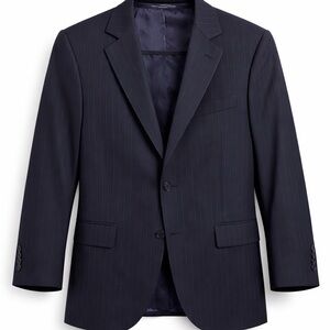 Brooks Brothers 1818 Fitzgerald Navy Pinstripe Wool Blazer 40R Made in USA